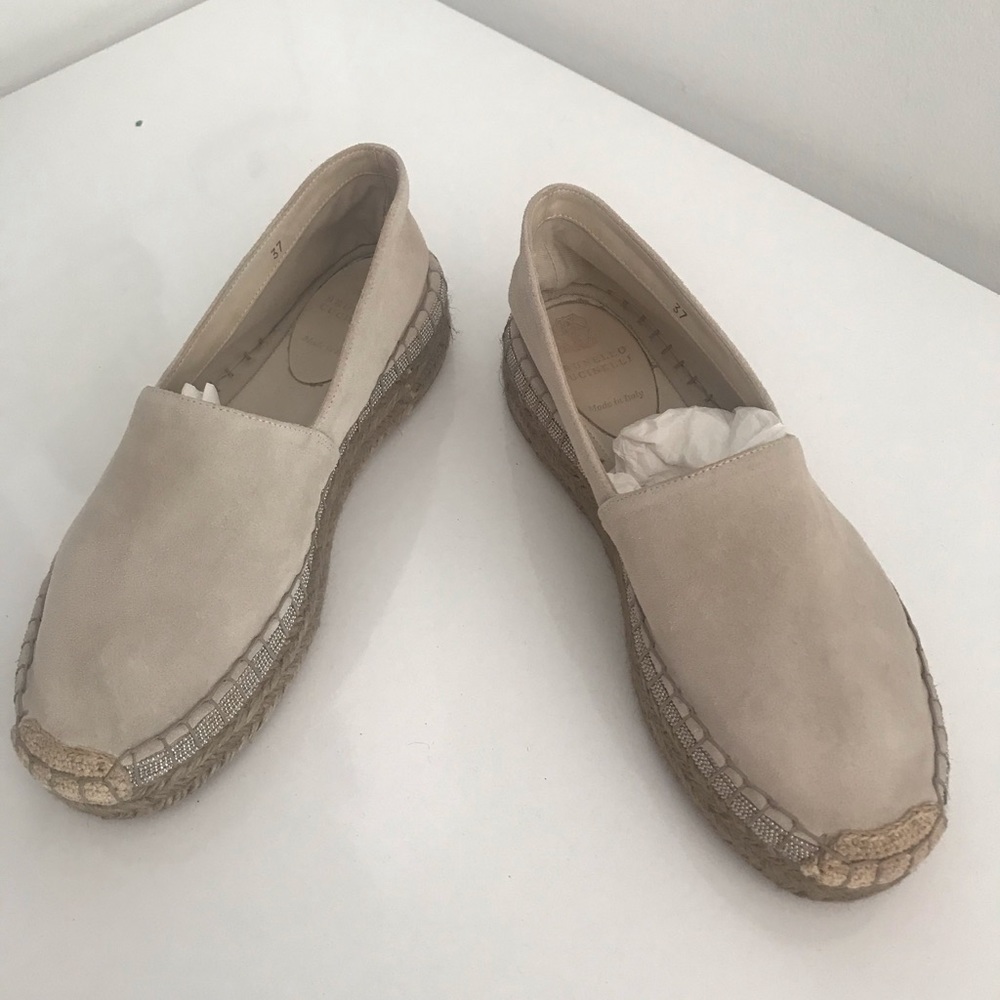 Brunello Cucinelli espadrille NWT